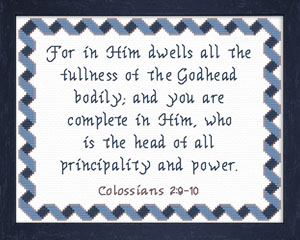 Complete In Him - Colossians 2:9-10